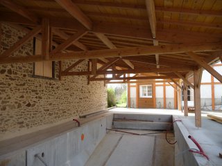 Construction d'un prau et piscine